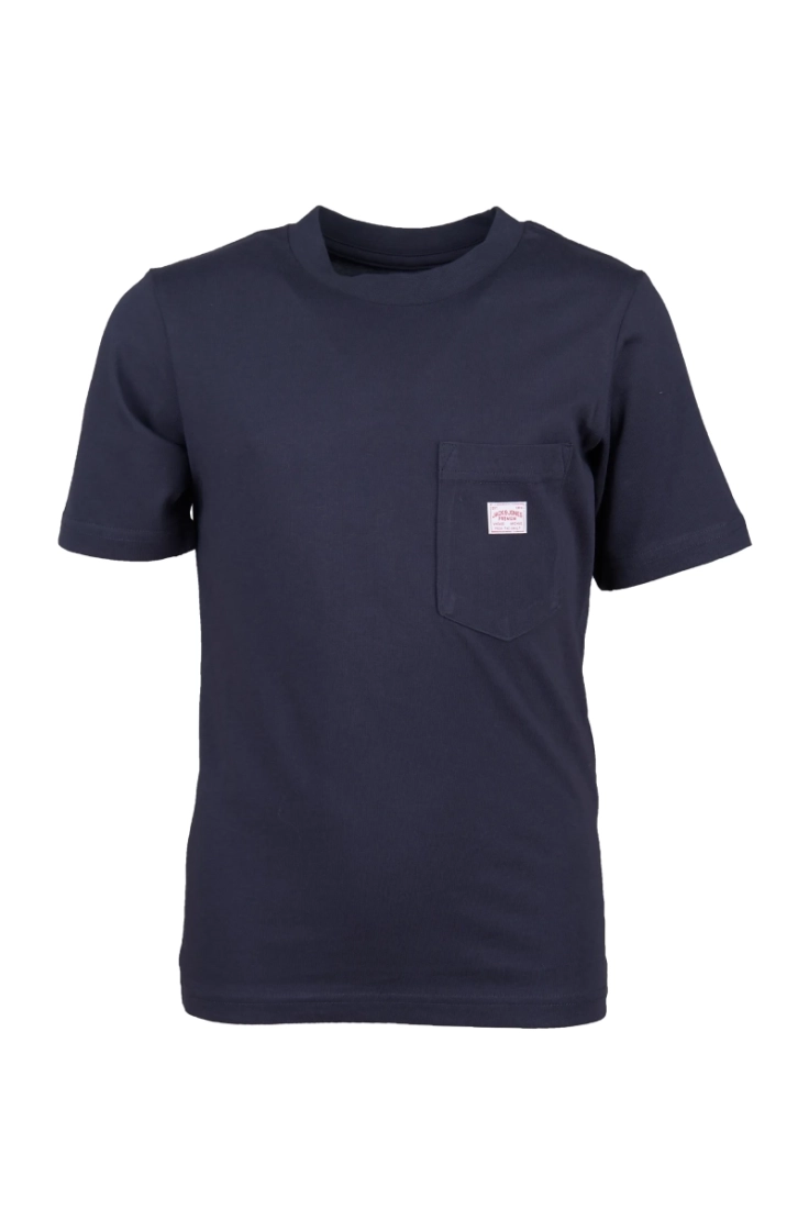 jprclucaleb ss tee jnr dark navy
