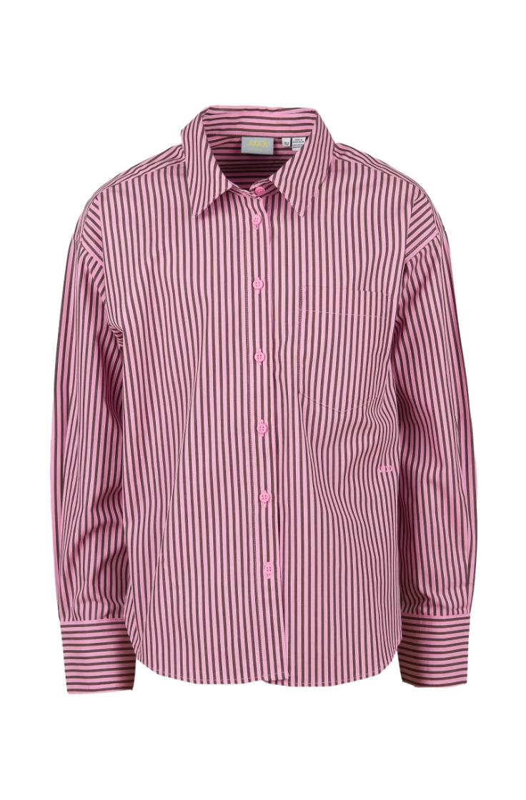 jxjamie relaxed poplin shirt w orchid smoke st