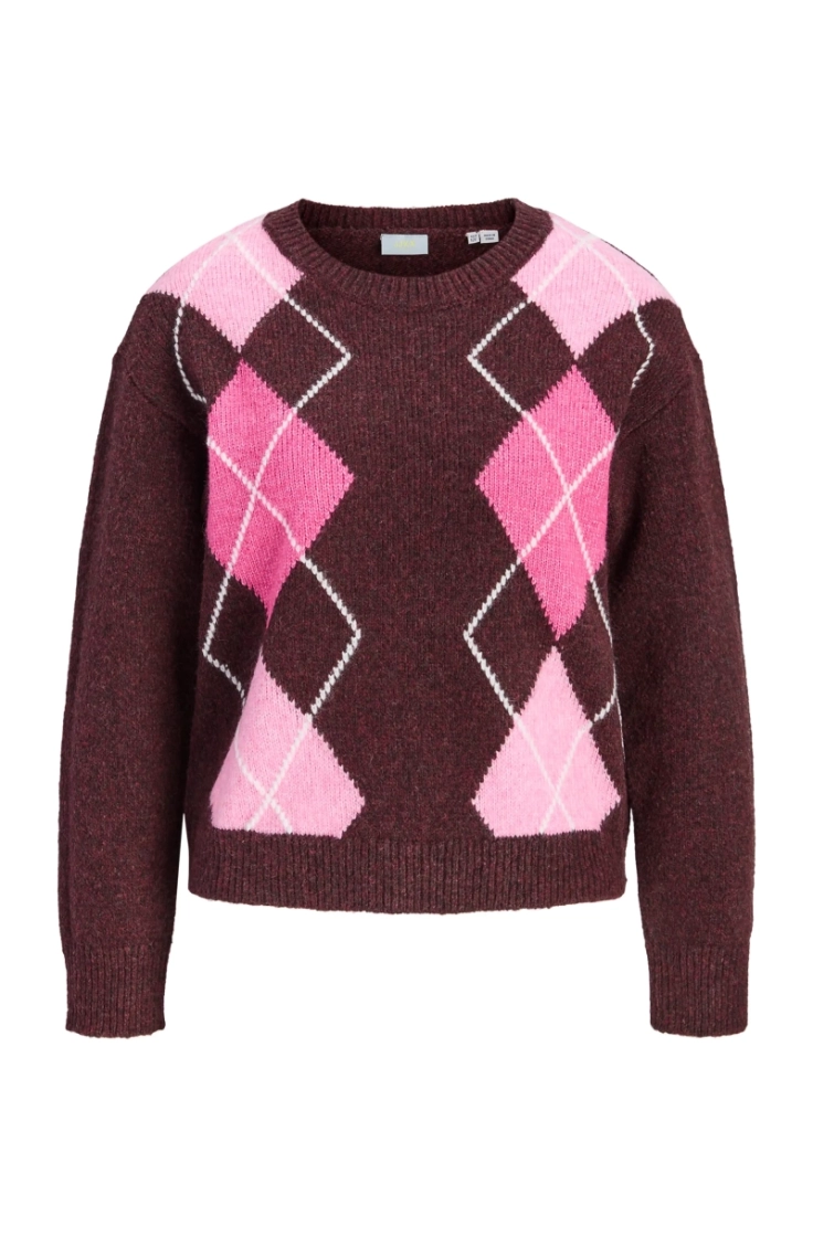 jxharvi crew neck knit grl winetasting