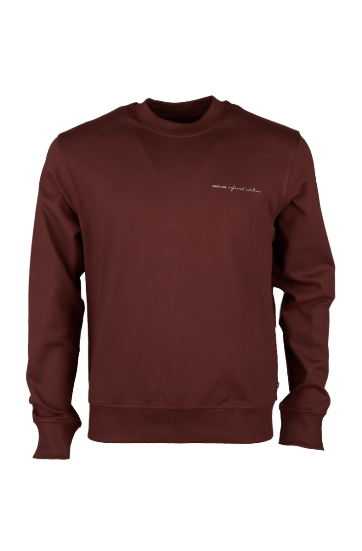 jprblaowen branding crewneck s bitter chocolat