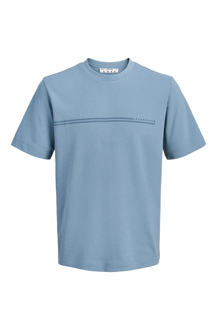 jcofusion chest brand tee ss c blue mirage
