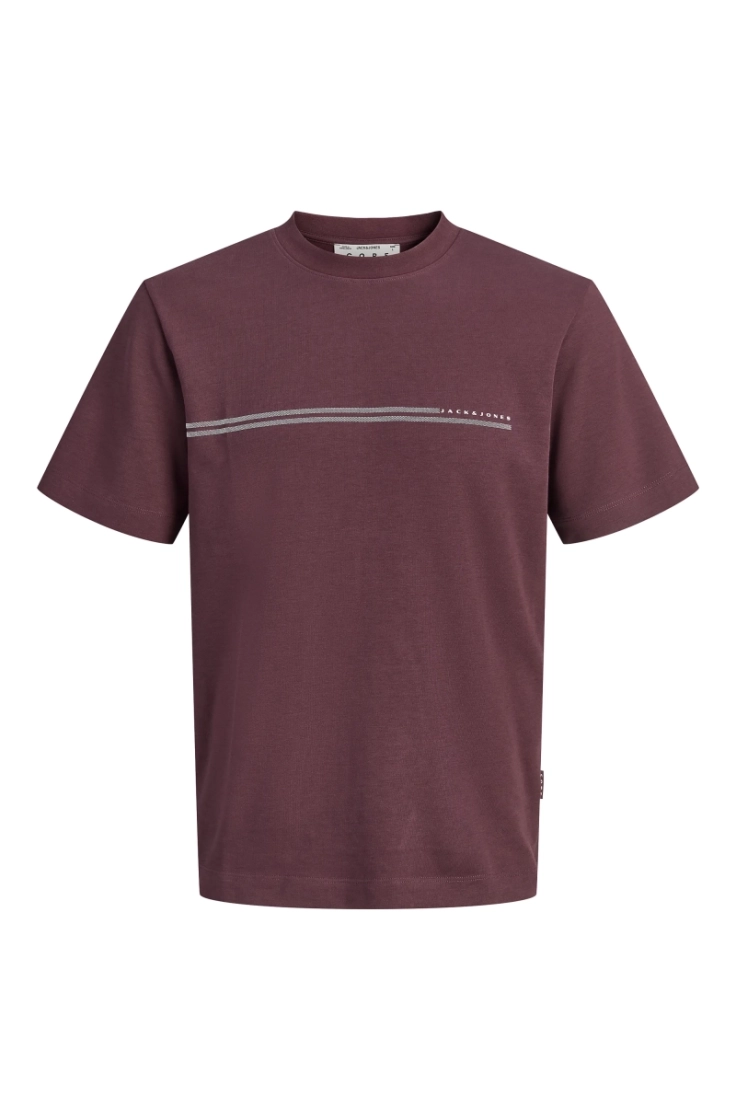 jcofusion chest brand tee ss c fudge