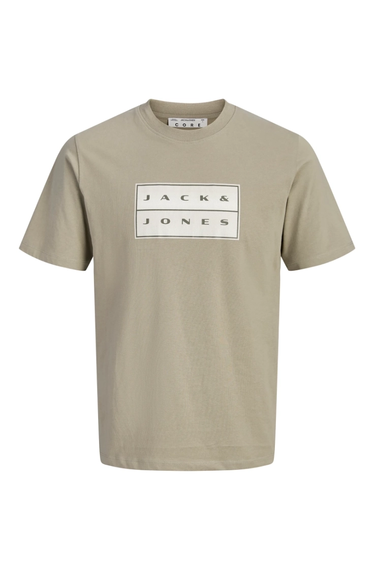 jcofusion box print tee ss cn vetiver