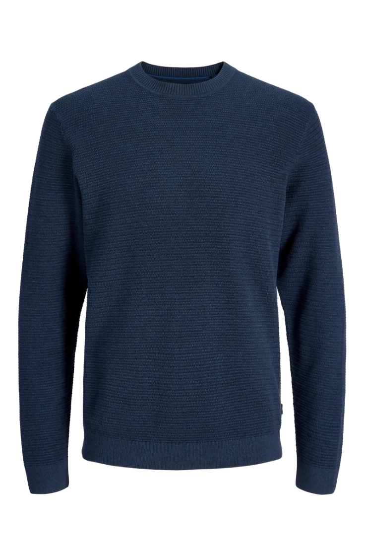 jprbluriley knit crew neck ls  insignia blue