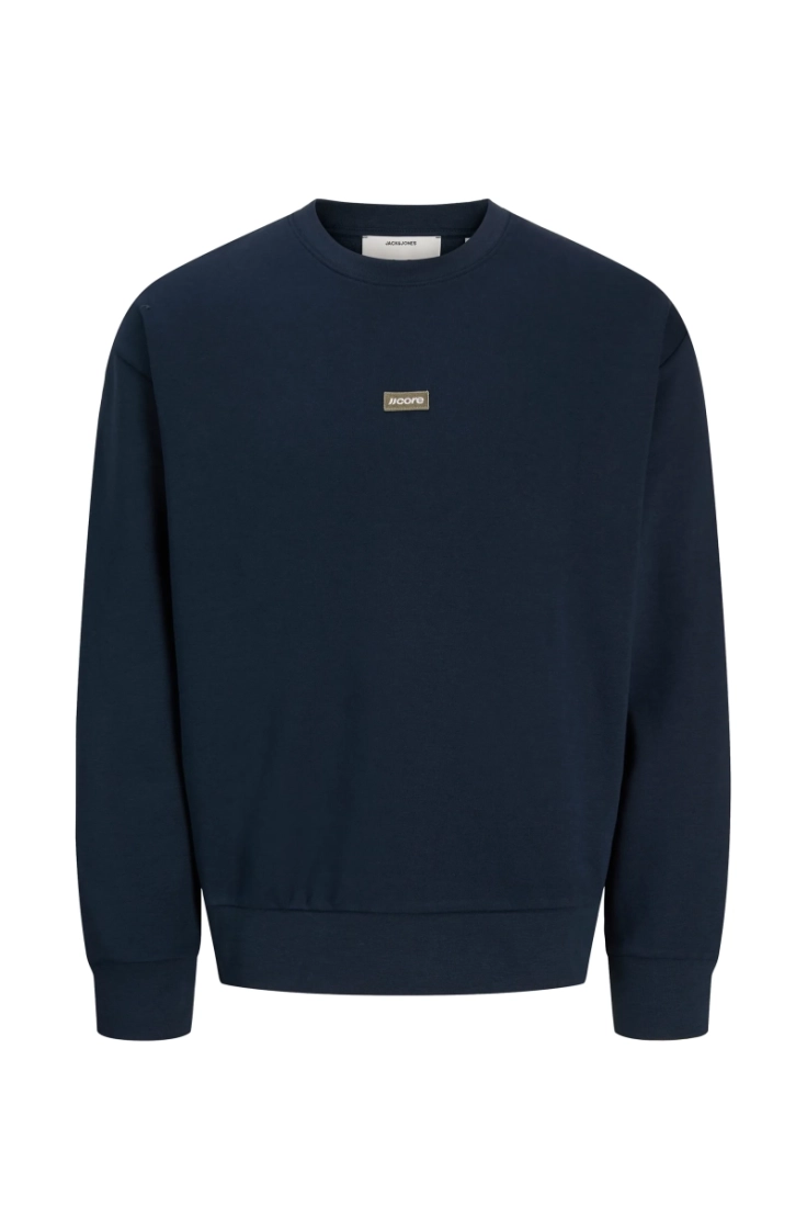 jcoclub badge sweat crew neck outer space