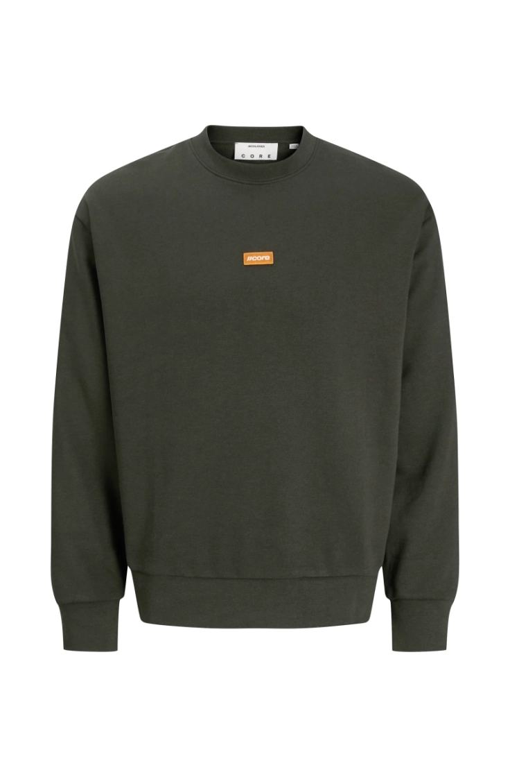 jcoclub badge sweat crew neck peat