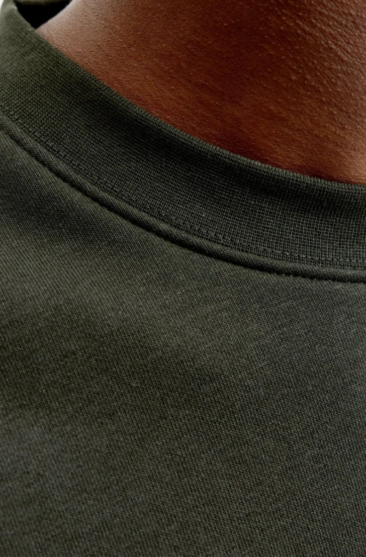 jcoclub badge sweat crew neck peat