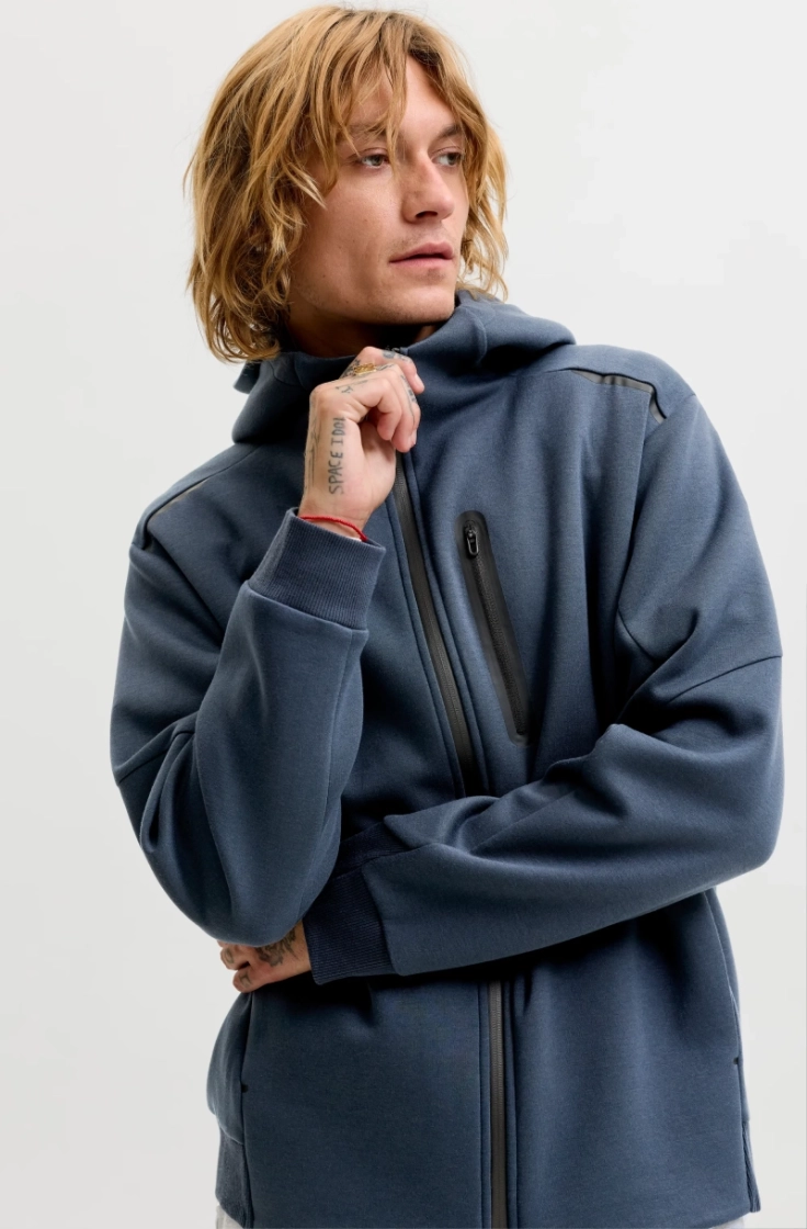 jcofusion sweat full zip hood outer space
