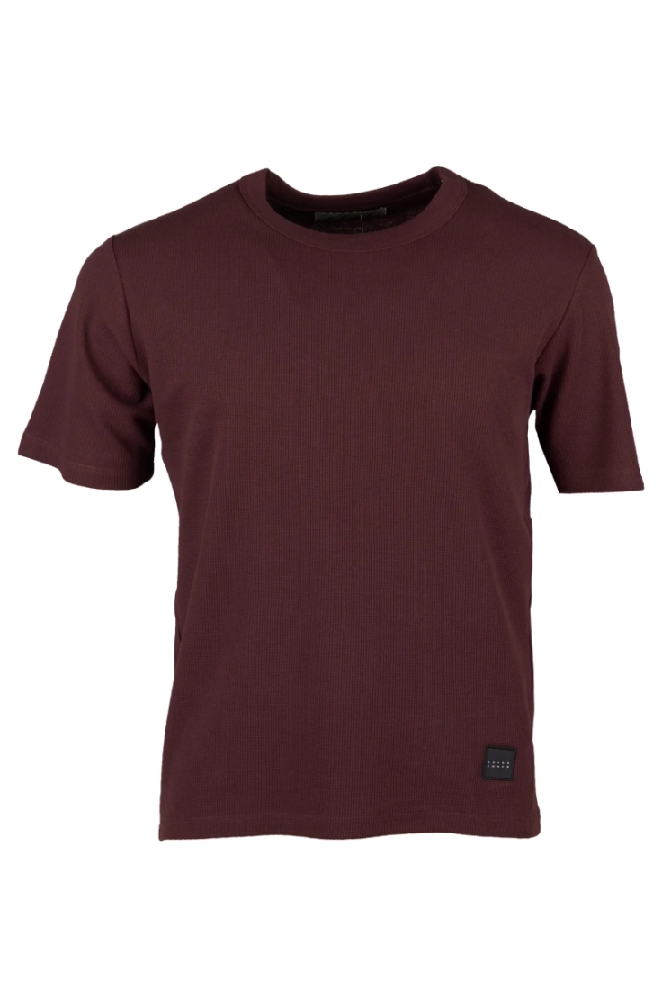 jcofusion waffle branded tee s fudge