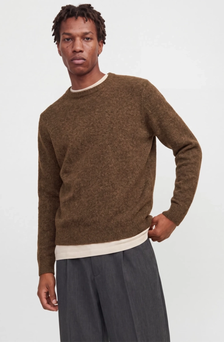 jprblasimon souffle knit crew  chocolate torte