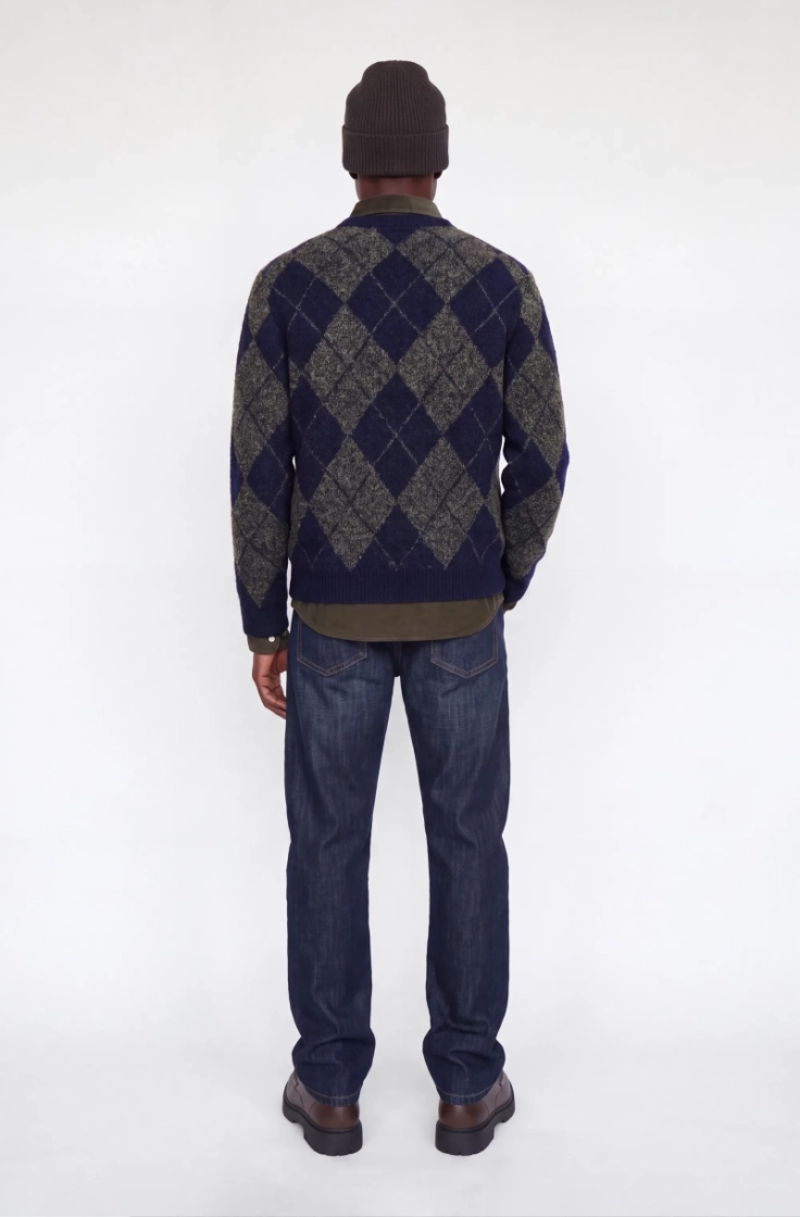 jprblasimon souffle knit crew  night sky