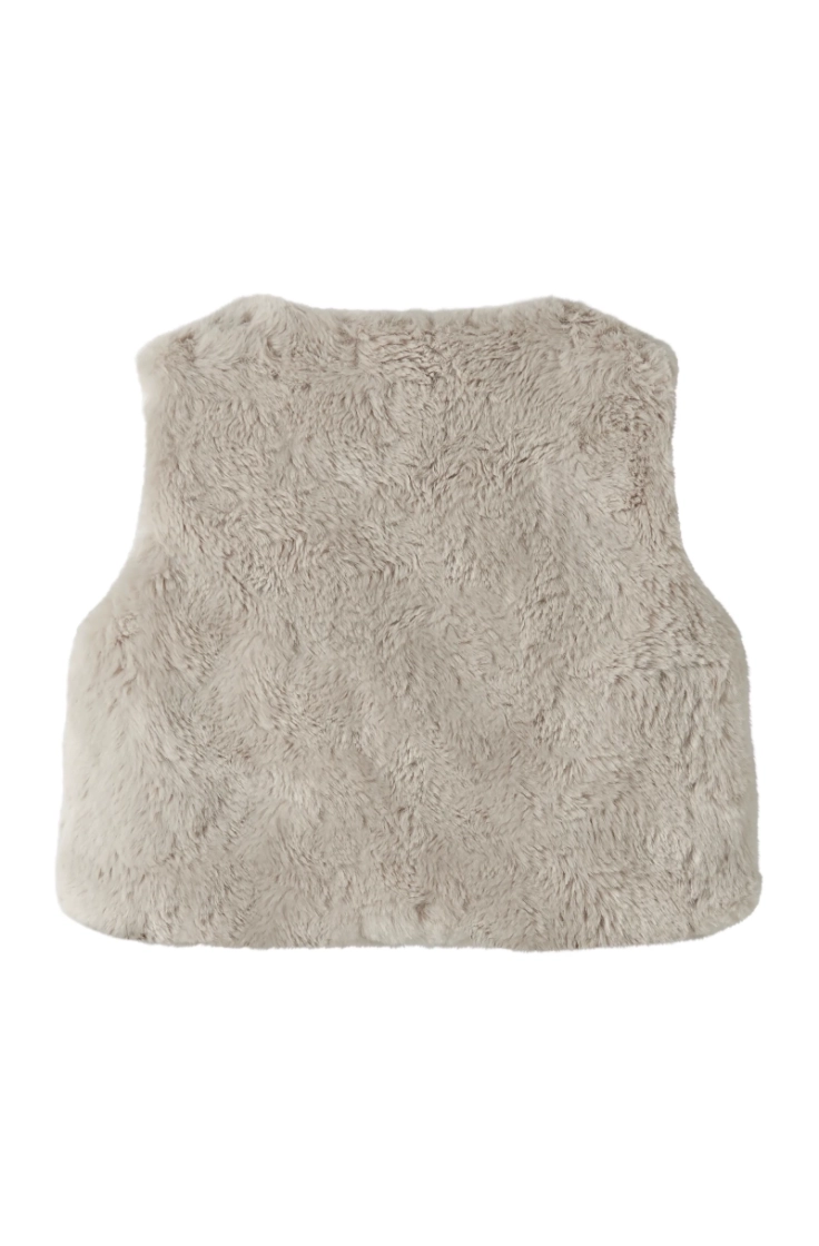 nmfnanis fake fur vest peyote
