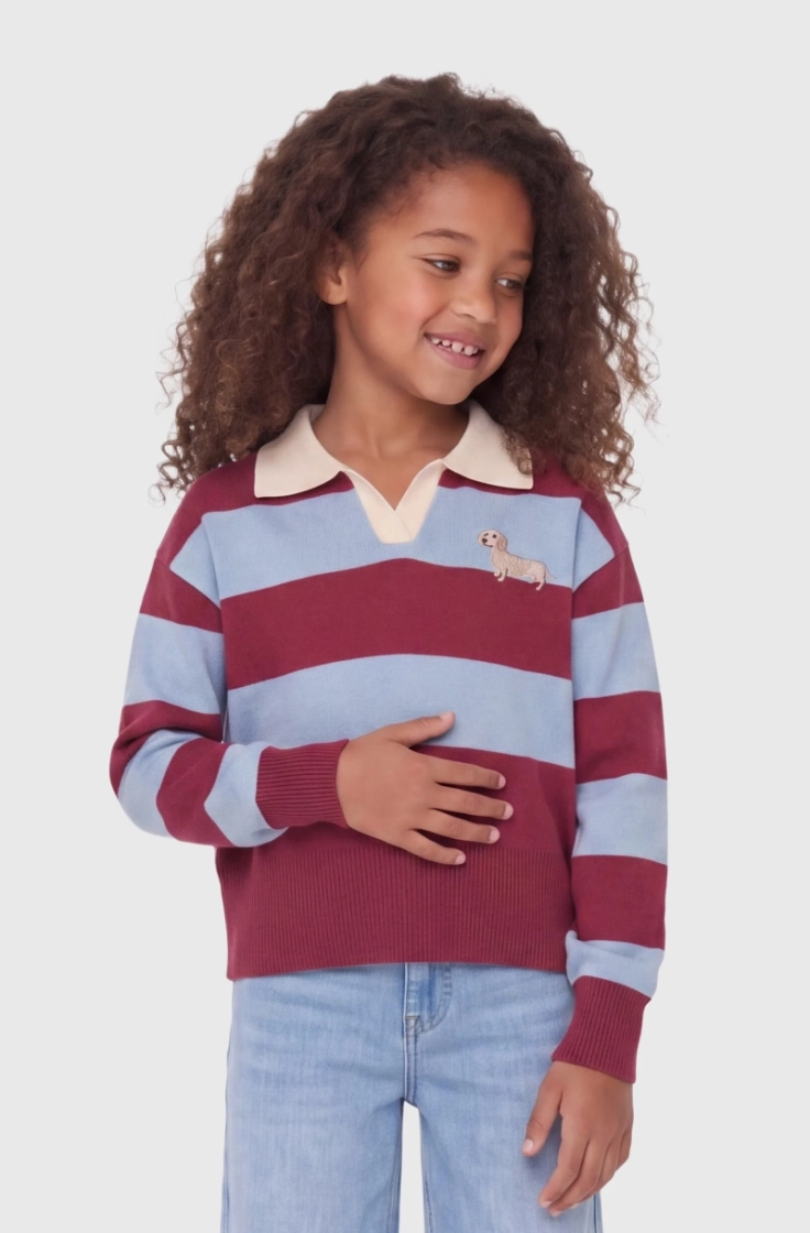 kogalvilife polo ls o-neck knt rumba red str.d