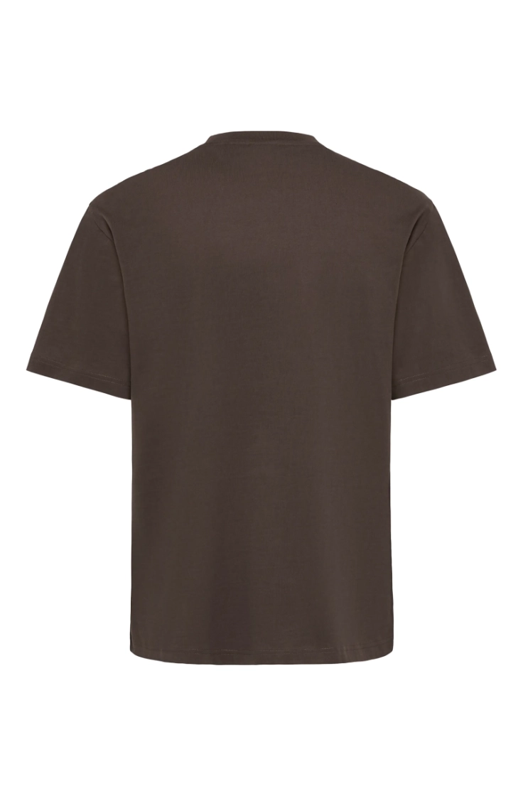 onsaaron life rlx ss tee chocolate brown