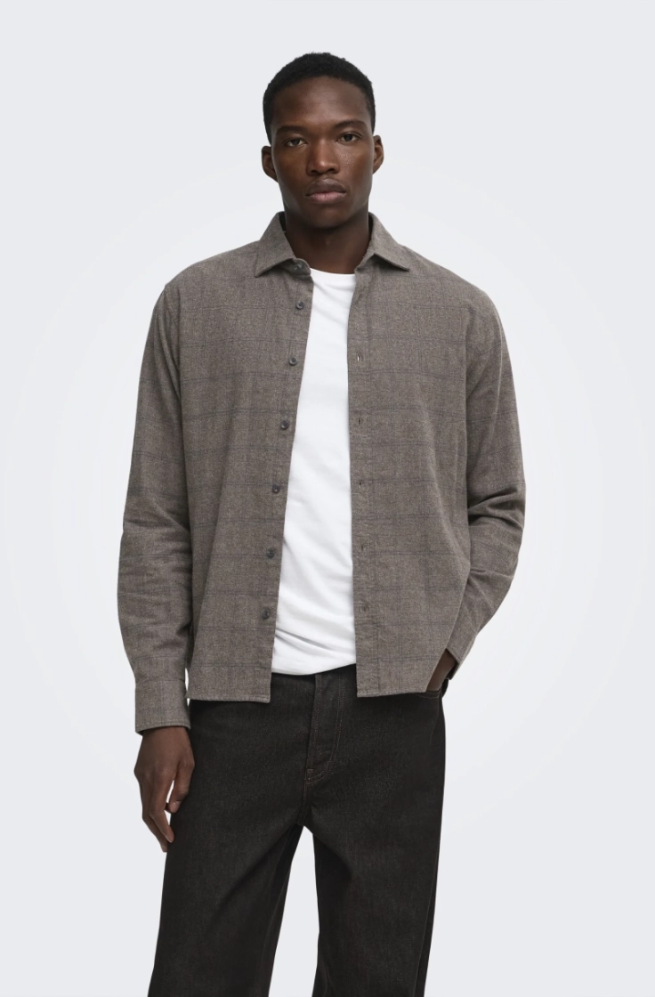 onsalon ls slim shrt frml falcon navy
