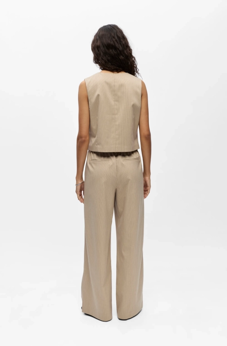 objlisa re short waistcoat aop humus str.seal 