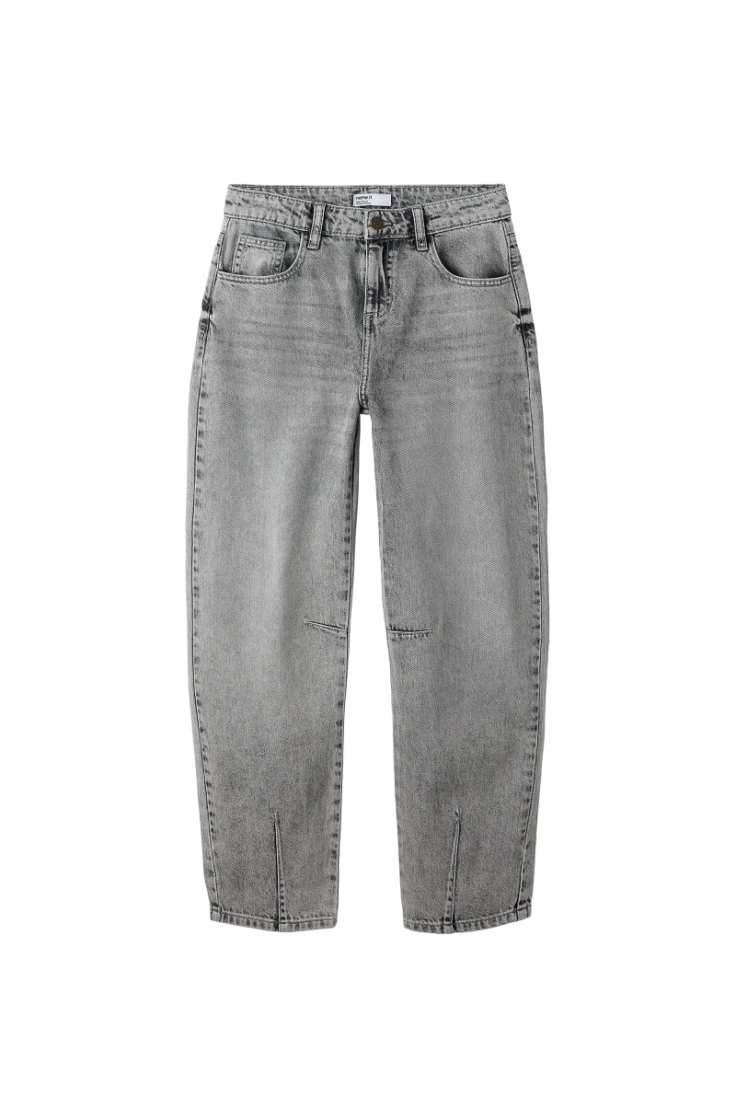nkfbella barrel dnm jeans 5518 medium grey den