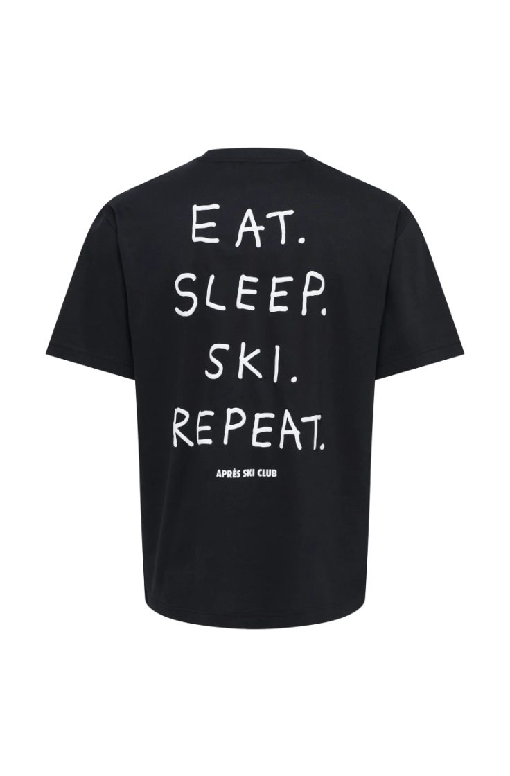 onsfred life rlx ss print tee black quote
