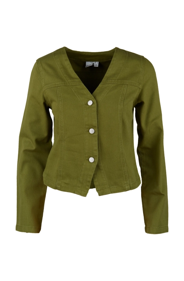 vmandie ls denim shirt color sphagnum