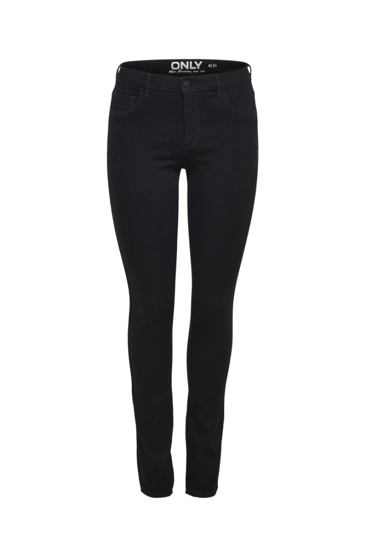 onlrain reg skinny dnm noos black denim