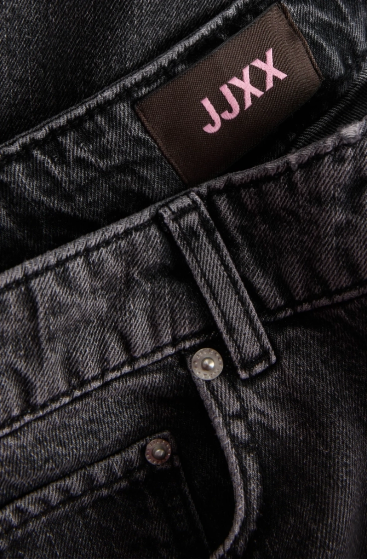 jxsakai faye baggy barrel mw r black denim