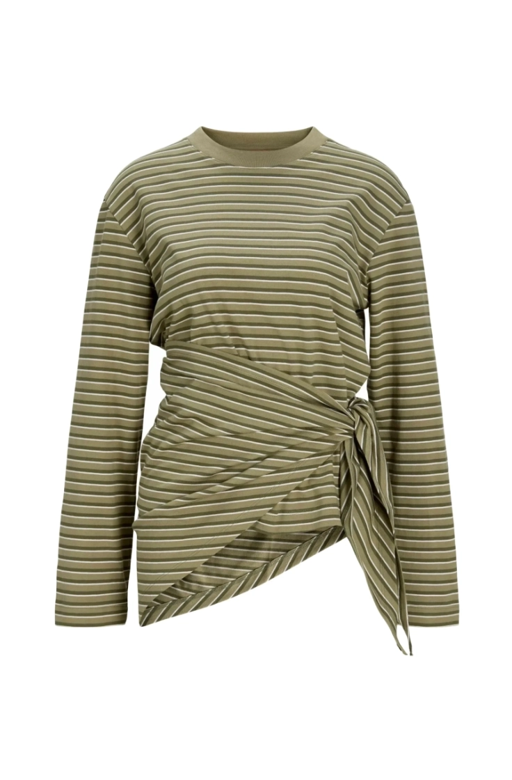 jxsophia boxy scarf tee dusky green sti